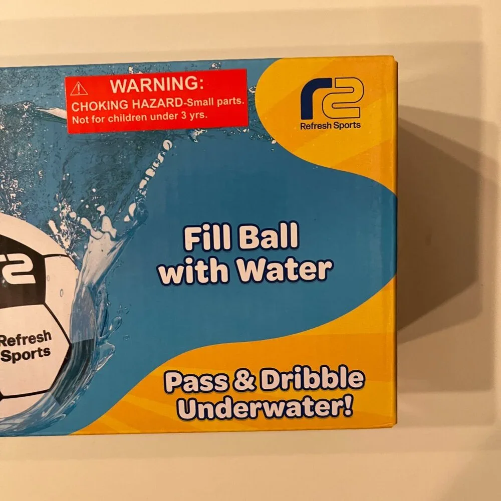 Soccer Ball for Underwater ‎ Pool Games – Ages 8+ (new) (k/x)